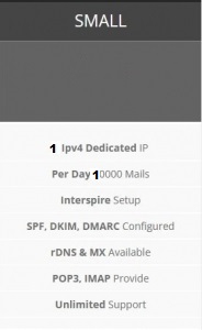 SMTP Server 10000 per day for 1 month