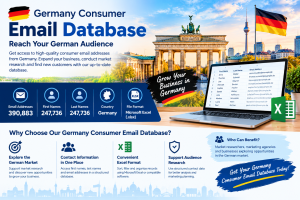 Germany Consumer Email List - Verified Consumer Database